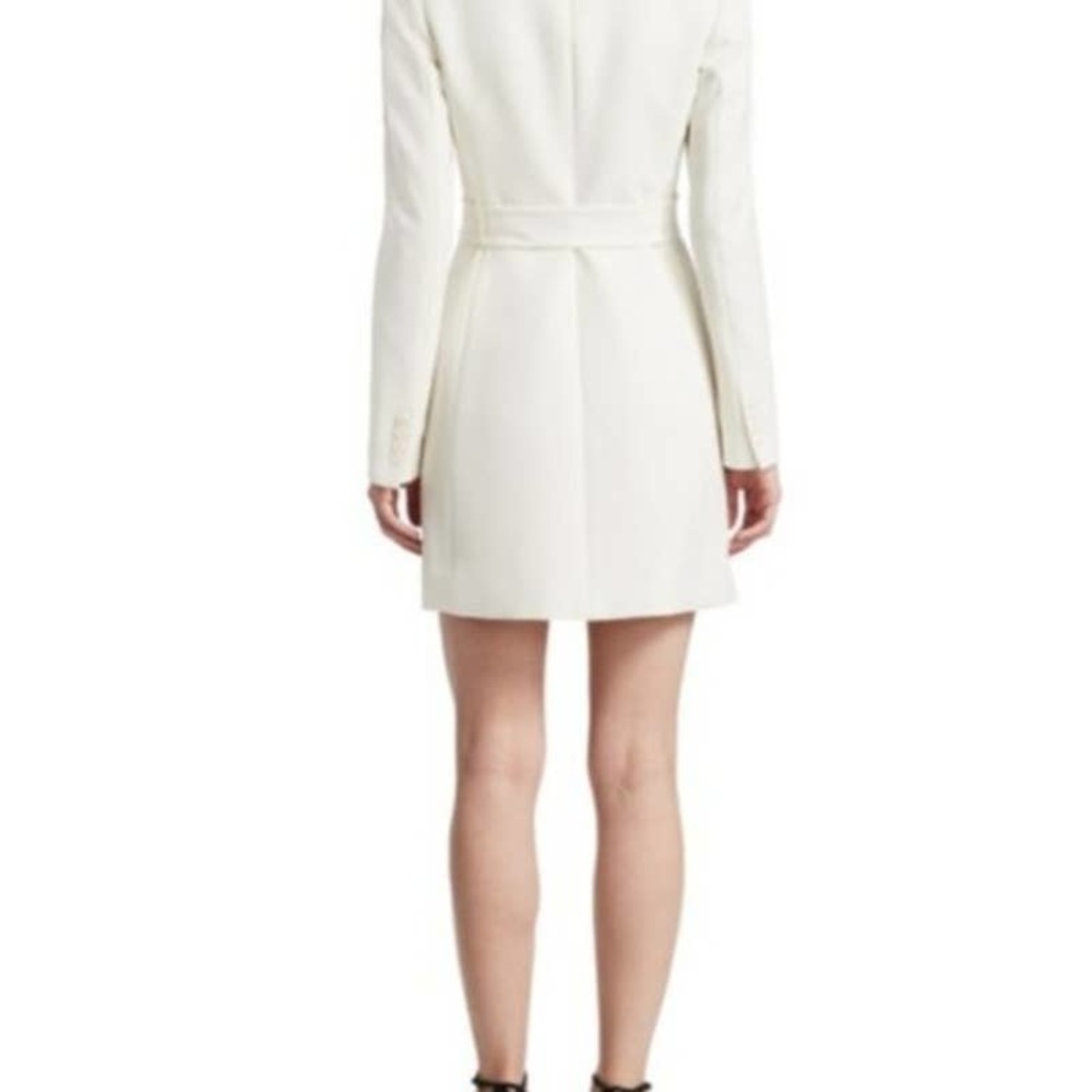 Theory Admiral Crepe Blazer/Coat Dress, Ivory NWT